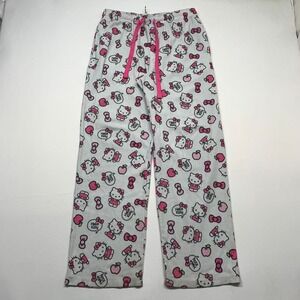 Hello Kitty by San Rio Apples Bow Pajamas Size Small Womens